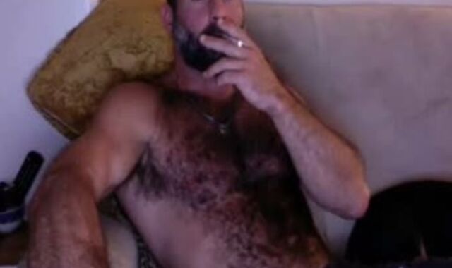 Sunday naked Up Dilf Smoking On bed