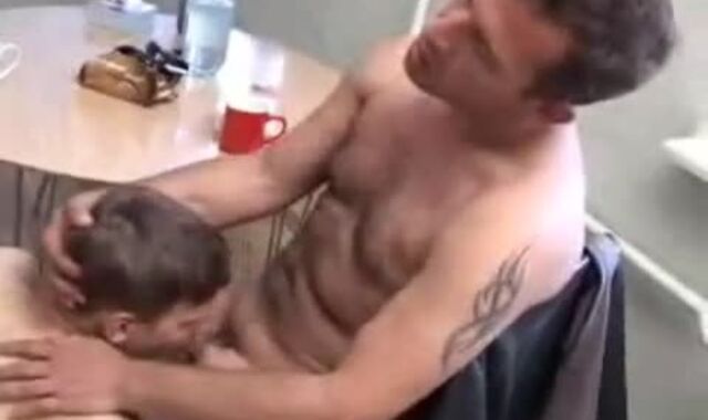 parent bonks His twink In Kitchen