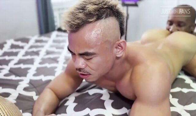 oriental youngster loves Big black cock.voyeur horny fag Fucky-fucky