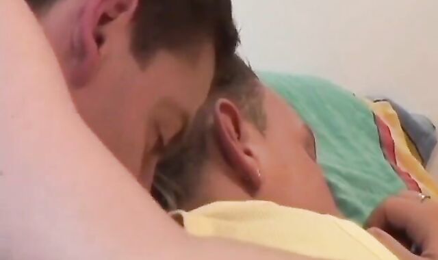 tasty faggot Father Wakes Up And ravages fetching culo youthful lad hitachi