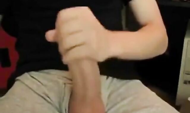 Big Cock, Huge Load! Amateur Handjob by a Man with a Big Dick!