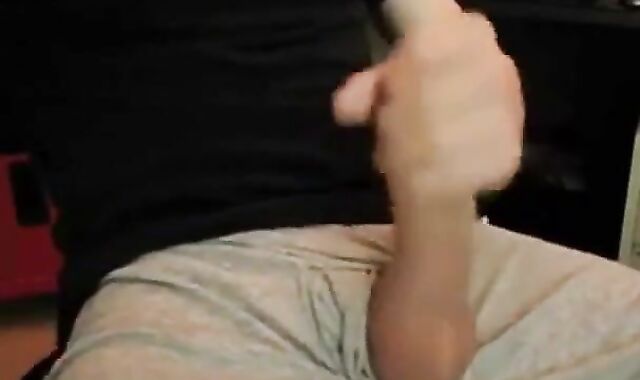 Big Cock, Huge Load! Amateur Handjob by a Man with a Big Dick!