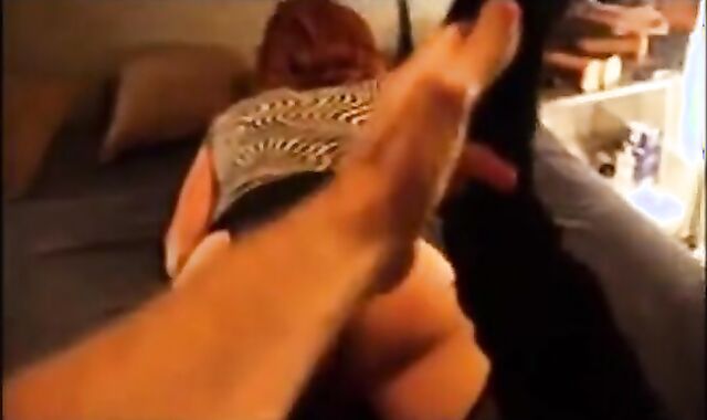 French Crossdresser Anal Play with Big Cock