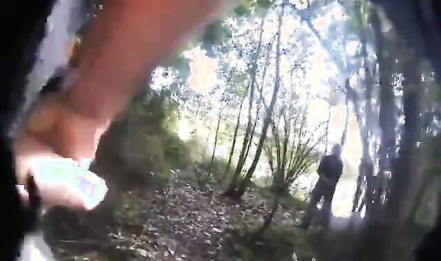 Bareback Daddy on a Bridge 2