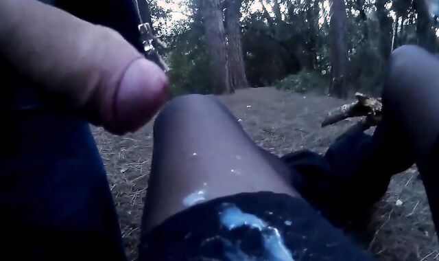 Ostia Pine Forest: Outdoor Crossdresser Fun