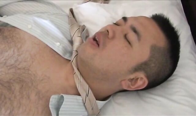 father Businessmen Having Some enjoyment In A Motel Bedroom