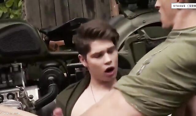 In The Army Now.spycam naughty fag Bang-out