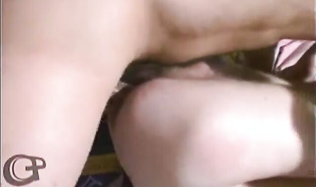 DAD poke appetizing Russian platinum-blonde Tw-nk