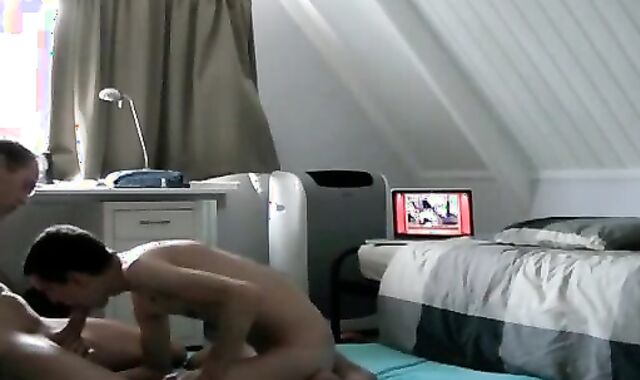 Mathew's massive dick Fellated By Parent