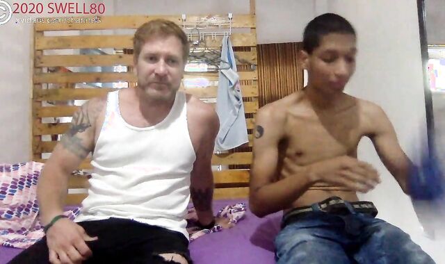 young Thin Street Vendor With monstrous cumbot Jizzes With Me whilst Observing Porno