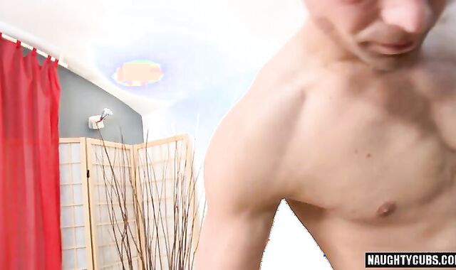 pulsating ten-Pounder Father Audition And Facial cumshot