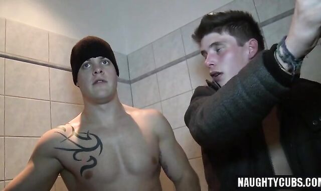 Tat Father Public assfucking And Facial cumshot