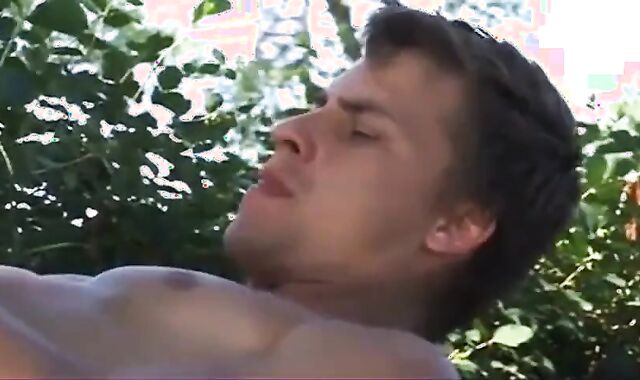 Big-Cock Dad Bangs Younger Dude Outdoors 3