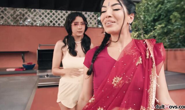 My Futa neighbors gave me a cum shower