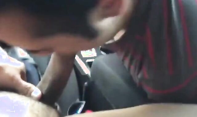 Stranger Gives Me a Blowjob in My Car While I Was Jerking Off