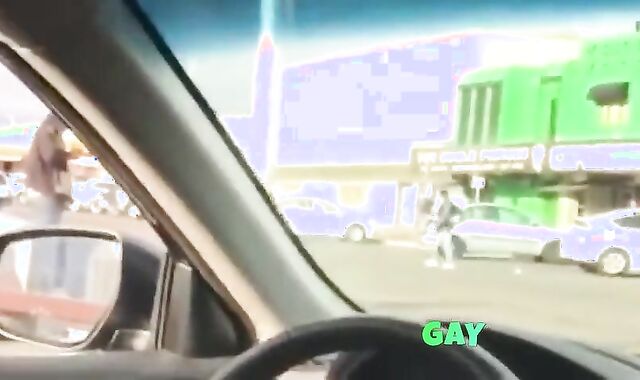 Stranger Gives Me a Blowjob in My Car While I Was Jerking Off