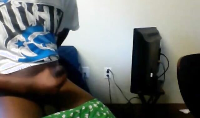 Black Amateur Twink's First Video