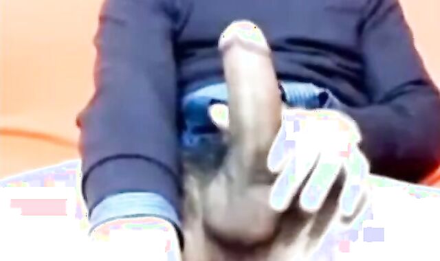 Big Cock Italian Guy Strokes on Webcam