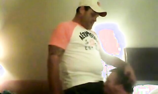 Redneck Breeds His Bitch in a Motel Room - Bareback Amateur Blowjob