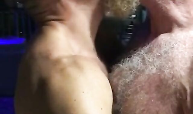 Muscular Daddies Intimately Kissing