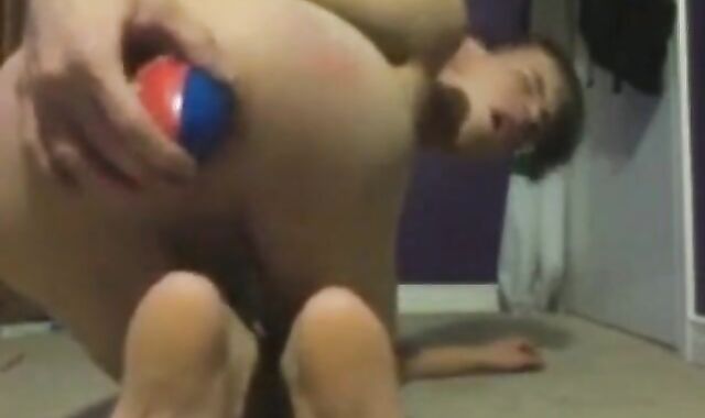 Twink Begs for Sex Toy, Filling His Hungry Hole on Webcam