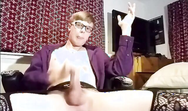 Sissy Femboy Cums Hard