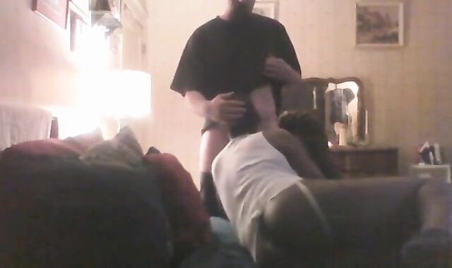 Verbal White Thug Spunks Black Crossdresser's Face