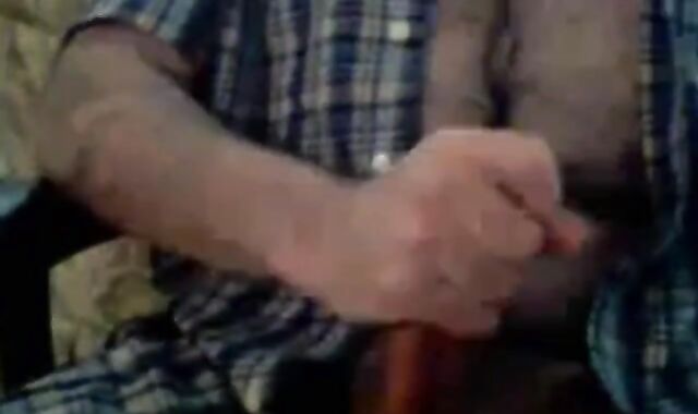 Bear Daddy Jerks Off, Shoots a Big Load