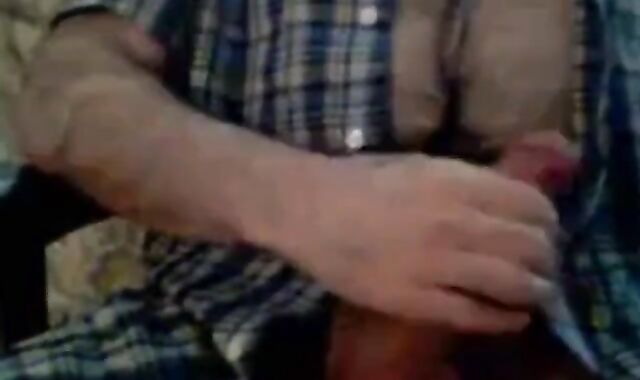 Bear Daddy Jerks Off, Shoots a Big Load