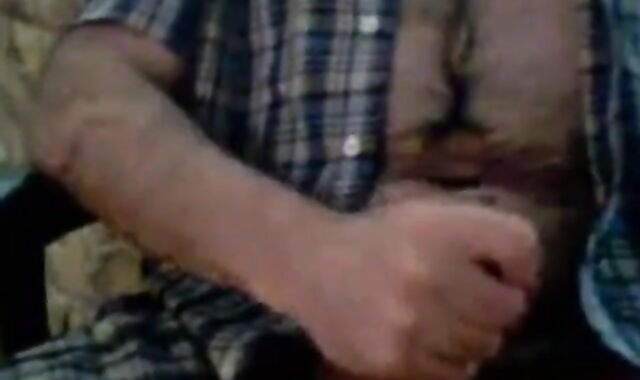 Bear Daddy Jerks Off, Shoots a Big Load