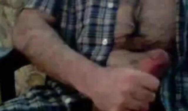 Bear Daddy Jerks Off, Shoots a Big Load