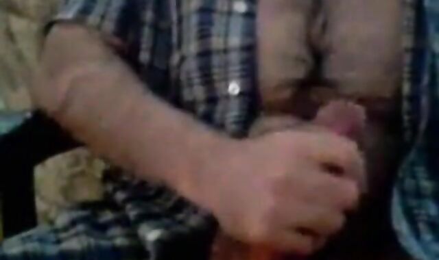 Bear Daddy Jerks Off, Shoots a Big Load