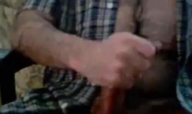 Bear Daddy Jerks Off, Shoots a Big Load