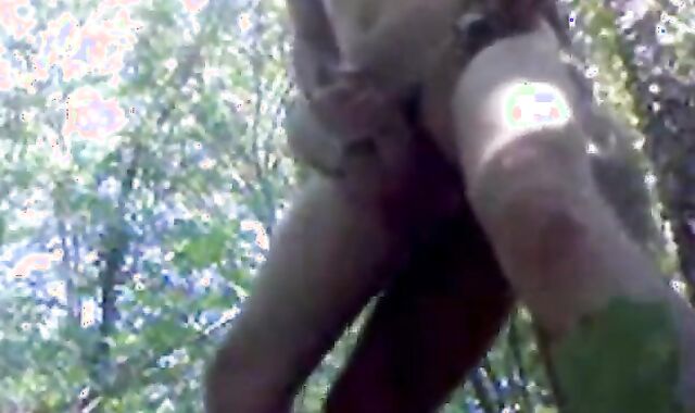 Bareback Daddy Outdoor Fuck