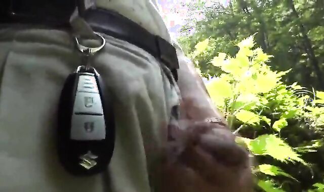 Japanese Grandpa Strips Outdoors 2