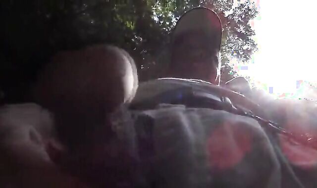 Japanese Grandpa Strips Outdoors 2