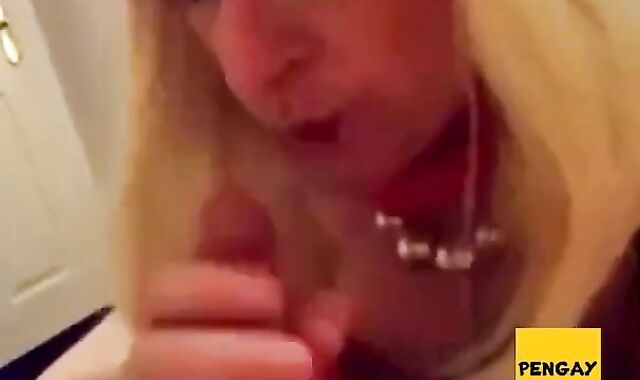 Submissive Crossdresser's Blowjob Training 2