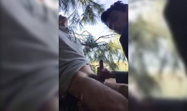 Twinks Outdoor Handjob Adventure