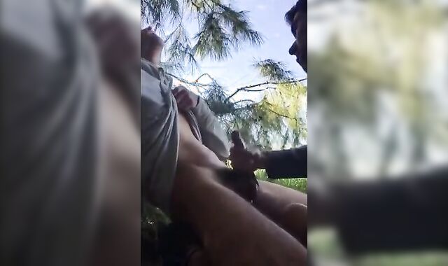 Twinks Outdoor Handjob Adventure