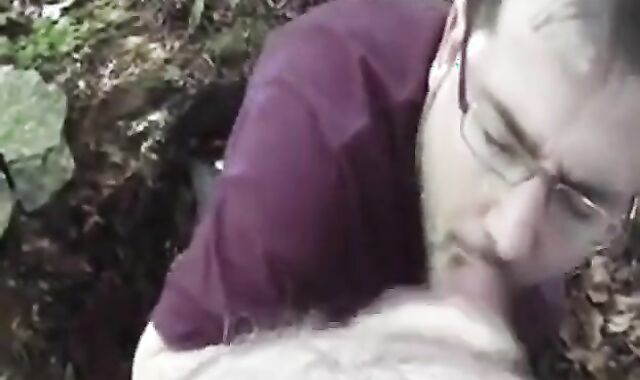 Bear Cub Blows a Load in His Mouth and Swallows 2