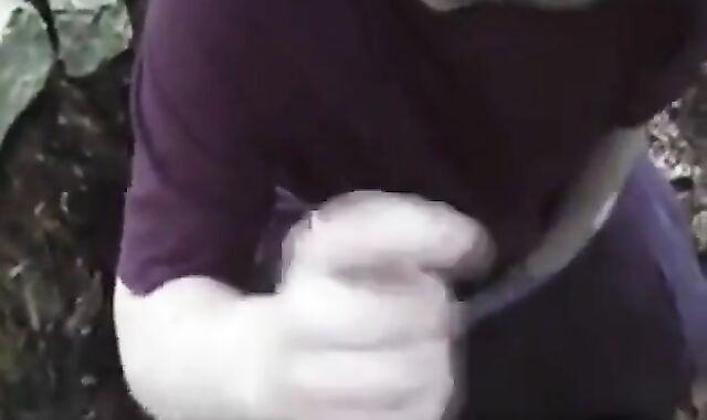 Bear Cub Blows a Load in His Mouth and Swallows 2