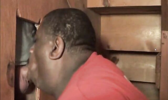 Big White Cock Feeds Black Man With Big Lips