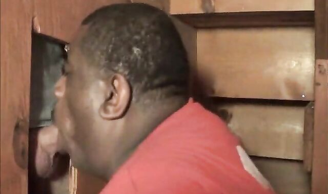 Big White Cock Feeds Black Man With Big Lips