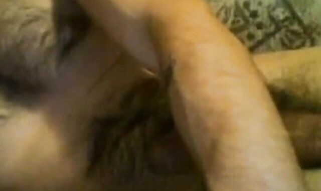 Uncut Latino Plays with His Big Dick and Cums Inside His Foreskin