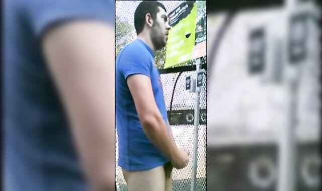 Home Depot Bear Jacks Off in the Garden Center 2