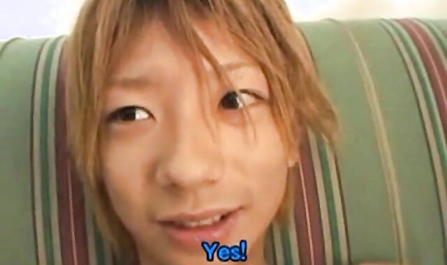 Japanese Twink's Big Cock Cums Twice! 2