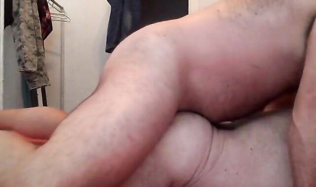 Fat Amateur Bear Loves Cock in His Hole