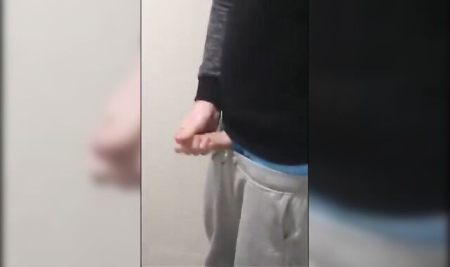 Twink cums in classroom after wanking in school bathroom 3