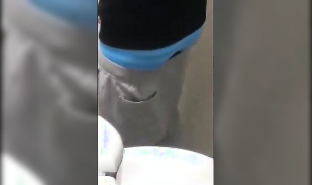 Twink cums in classroom after wanking in school bathroom 3