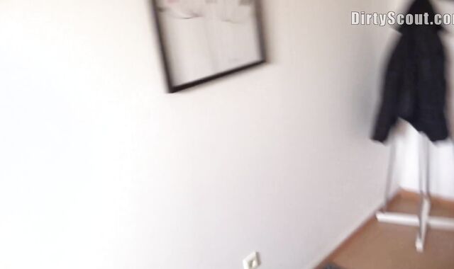 Filthy Scout:spycam Belgian Cutie Takes on Hefty Yankee Faux-cock